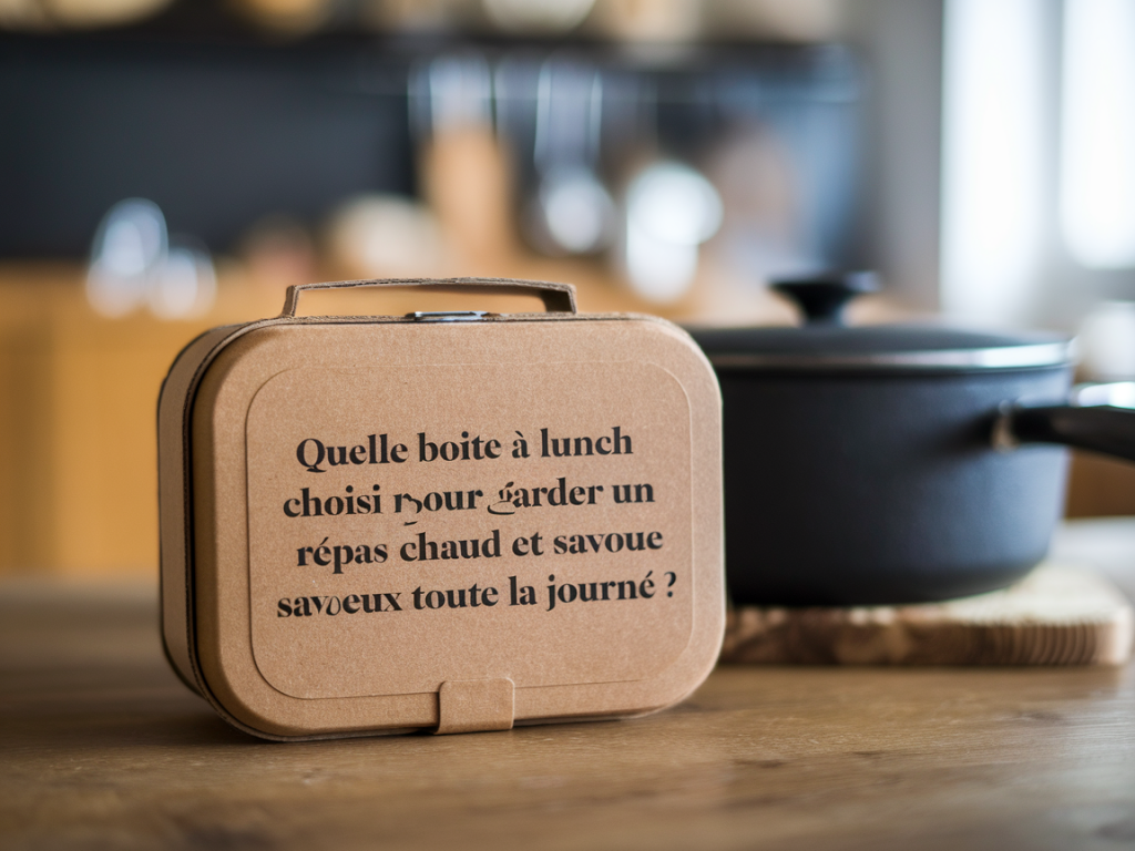Quelle boîte à lunch choisir pour garder un repas chaud et savoureux toute la journée