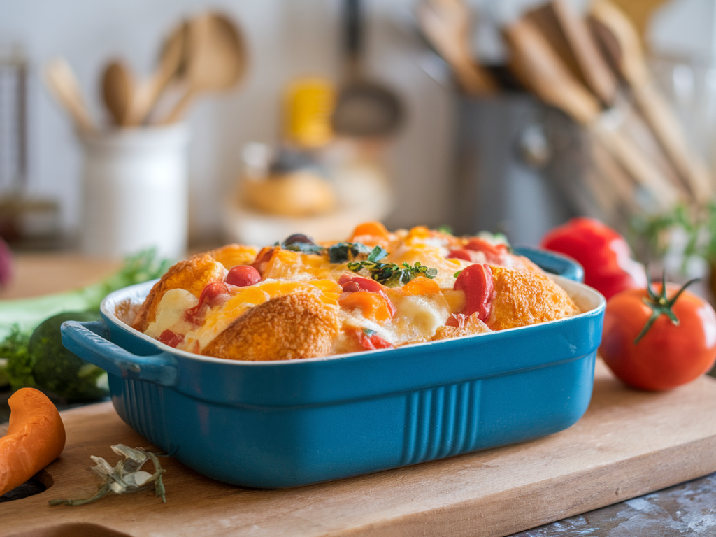 Comment transformer un sachet de légumes surgelés et une boîte de tomates en gratin familial en 25 minutes