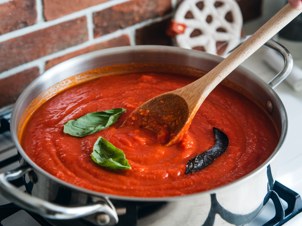 Comment préparer une sauce tomate maison riche et sans acidité en 20 minutes avec tomates concassées en conserve